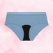 ComfortFit Essentials Hipster Logo kohtalainen vuoto
