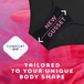ComfortFit High Waist niukka vuoto -kuukautisalushousut, joissa pinkki grafiikka.