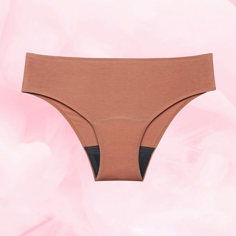 Premium Comfort Brazilian Light period panties for light flow days.