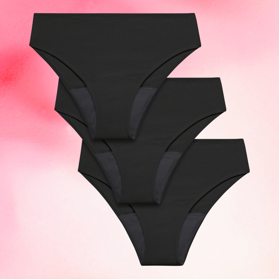 Period Underwear
      Runsas vuotoessentials-brazilian-heavy-3-pack-kuukautisalushousut