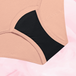 ComfortFit Essentials Hipster menstrual underwear, high-waisted, optimized absorbent gusset.