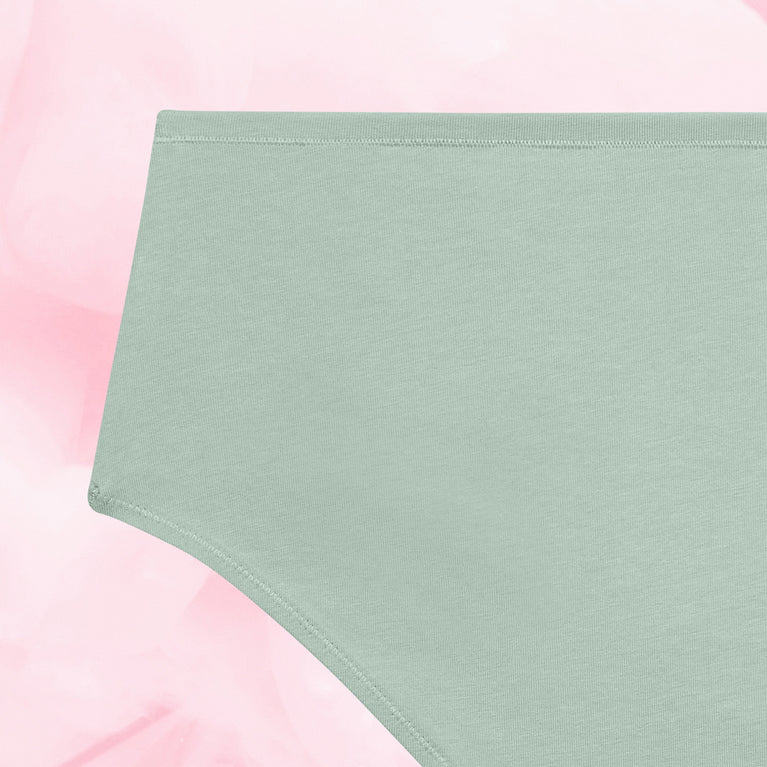 ComfortFit Essentials Hipster for light flow, soft organic cotton menstrual underwear.