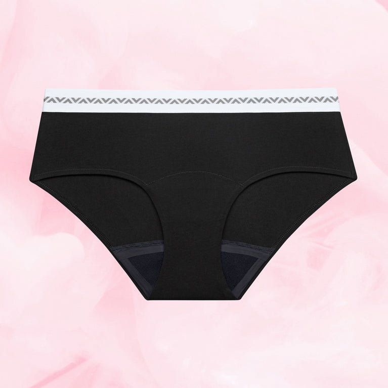 Essentials Hipster Logo Kohtalainen Vuoto (3-pack) -kuukautisalushousut