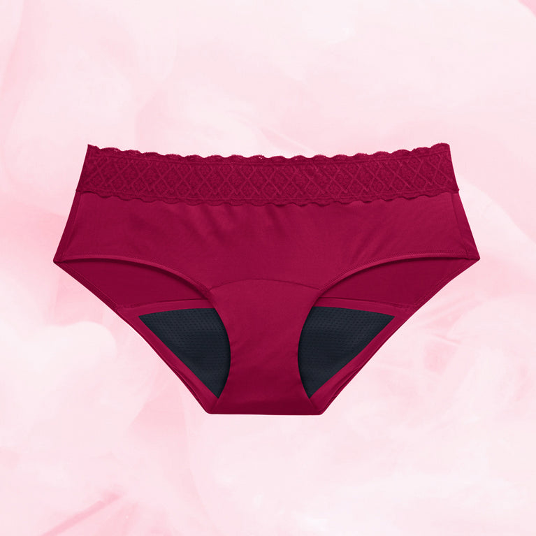 Hipster Discovery multipack with lace-detailed hipster underwear.