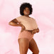 Premium Comfort High Waist Niukka Vuoto Kuukautisalushousut showcasing high waist design.