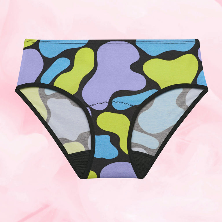 Teens Hipster Kohtalainen Vuoto, abstrakti kuvio mustalla pohjalla.