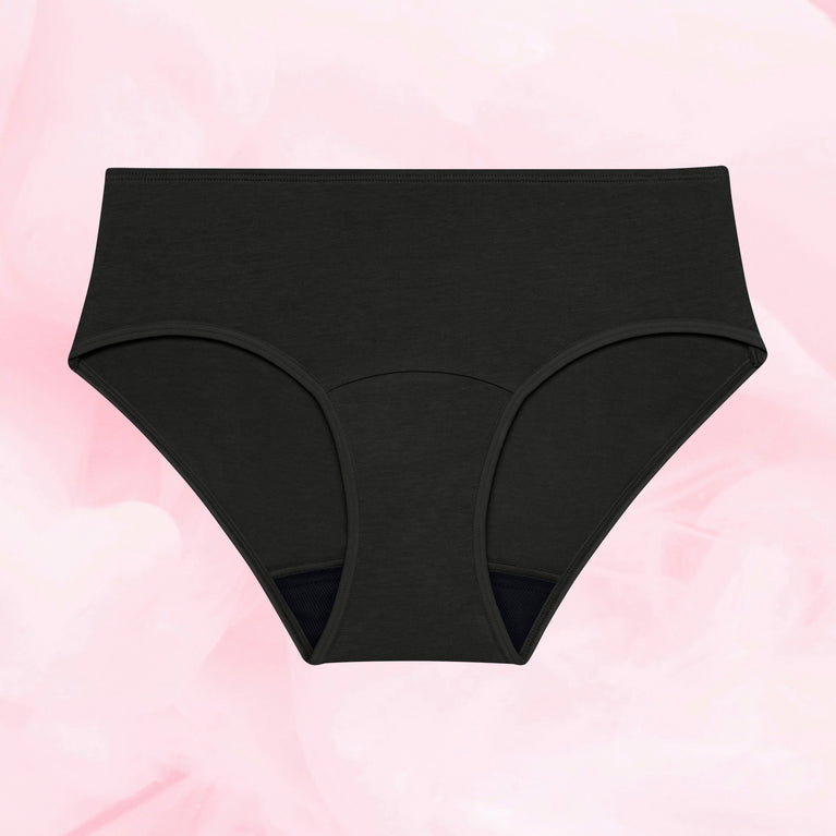 Teens on the go Set, mustat korkeavyötäröiset alushousut.