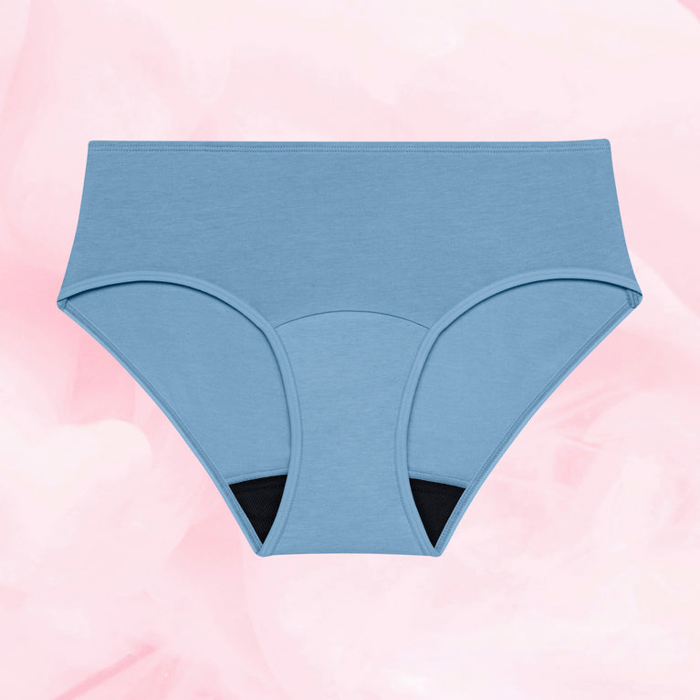 Teens Hipster Kohtalainen Vuoto - korkea vyötärö, imukykyinen sisävuori.