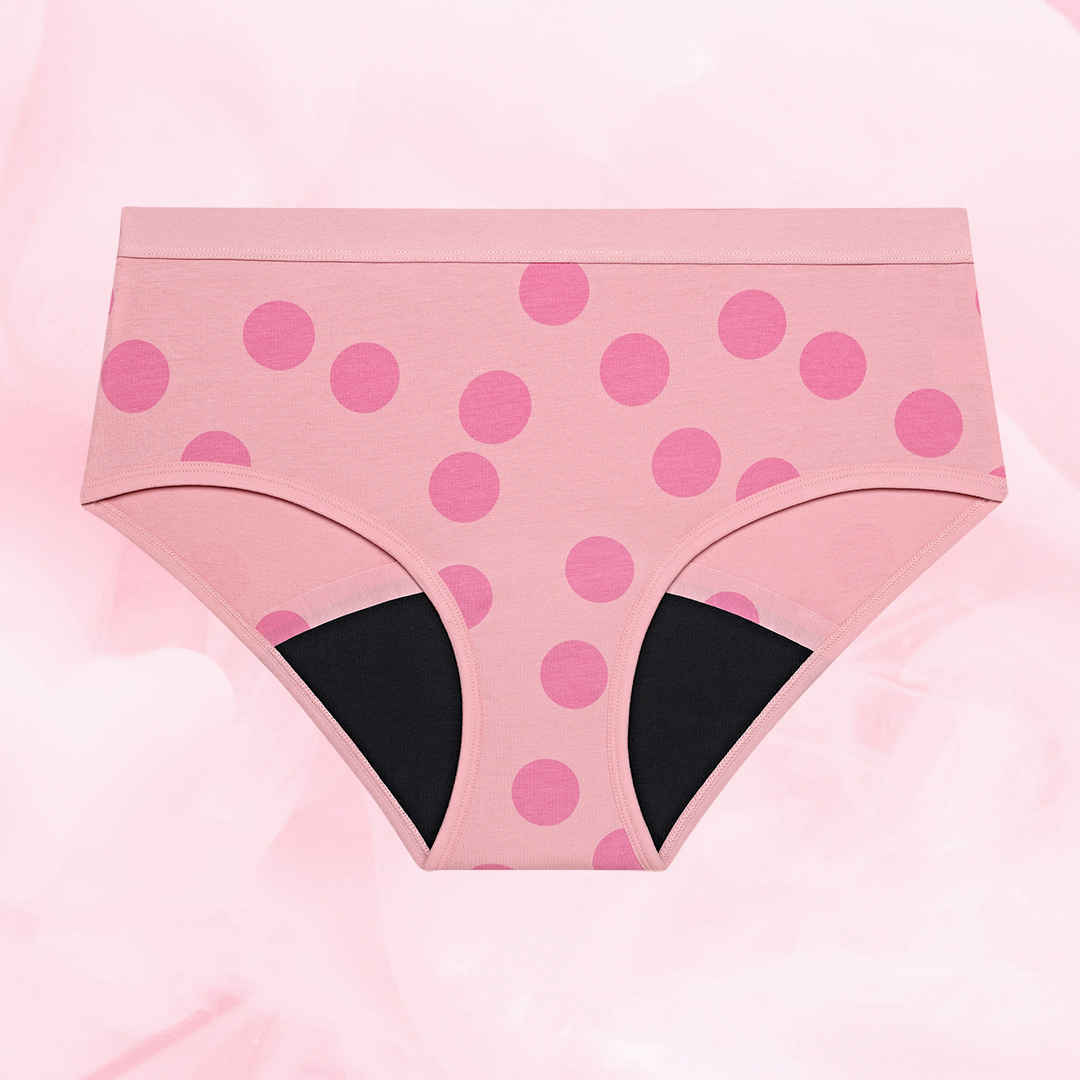 Teen Hipster Print Runsas Vuoto (3-pack) -kuukautisalushousut