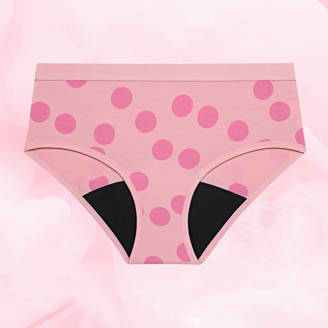 Teen Hipster Print Kohtalainen Vuoto (3-pack) -kuukautisalushousut