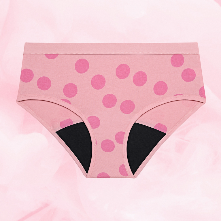 Teen Hipster Print Kohtalainen Vuoto (3-pack) -kuukautisalushousut
