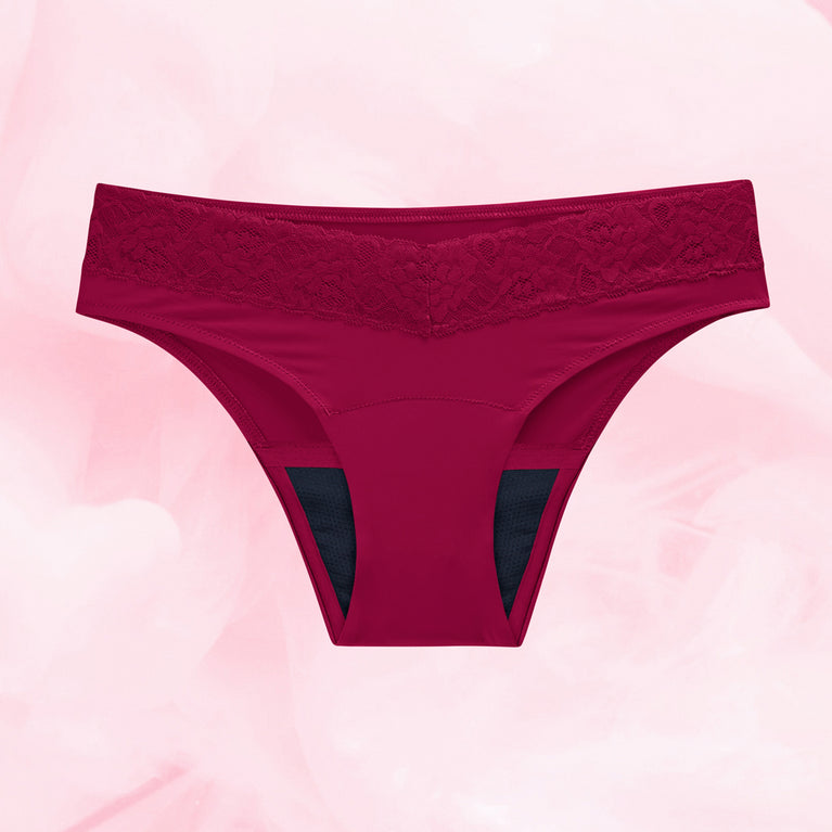 Brazilian Discovery multipack with soft, breathable menstrual underwear.