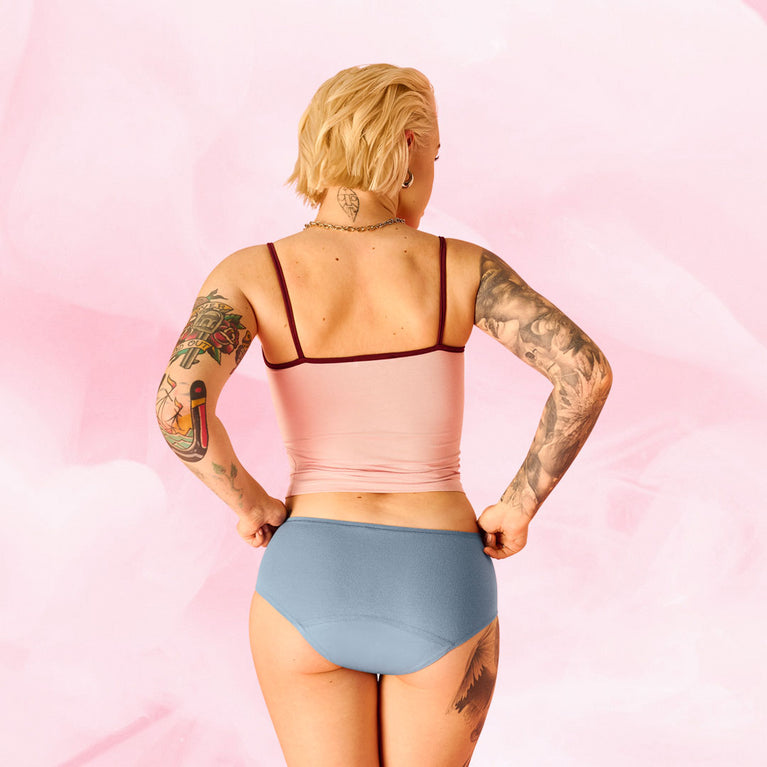ComfortFit Essentials Hipster runsas vuoto -kuukautisalushousut