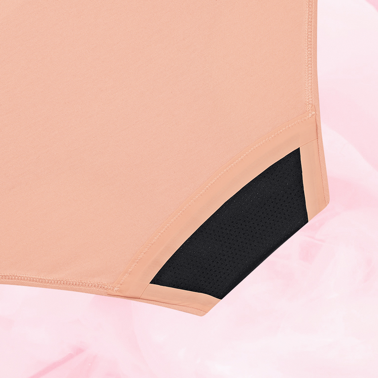 ComfortFit Essentials Hipster Logo niukka vuoto -pehmeät kuukautisalushousut.